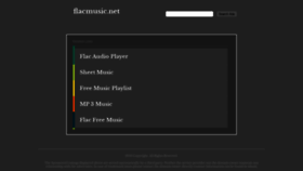 What Flacmusic.net website looked like in 2019 (4 years ago)