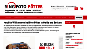 What Foto-poetter.de website looked like in 2019 (4 years ago)