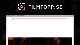 What Filmtopp.se website looked like in 2019 (4 years ago)