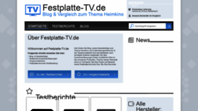 What Festplatte-tv.de website looked like in 2019 (4 years ago)