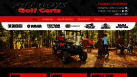What Fatboyscarts.com website looked like in 2019 (4 years ago)