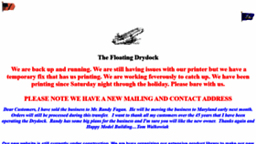 What Floatingdrydock.com website looked like in 2019 (4 years ago)