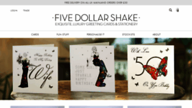 What Fivedollarshake.com website looked like in 2019 (4 years ago)