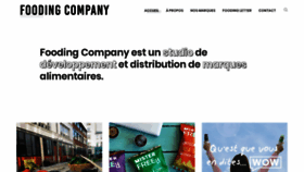 What Foodingcompany.com website looked like in 2019 (4 years ago)