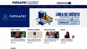 What Fundapec.edu.do website looked like in 2019 (4 years ago)