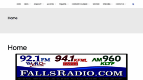 What Fallsradio.com website looked like in 2019 (4 years ago)