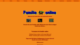 What Familie-online.de website looked like in 2019 (4 years ago)