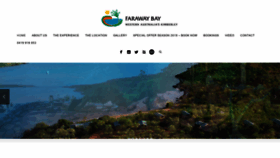 What Farawaybay.com.au website looked like in 2019 (4 years ago)