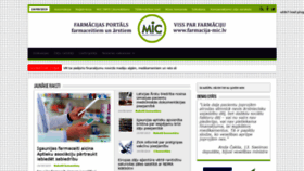 What Farmacija-mic.lv website looked like in 2019 (4 years ago)