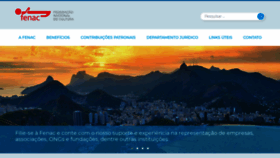 What Fenac.org.br website looked like in 2019 (4 years ago)
