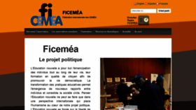 What Ficemea.org website looked like in 2019 (4 years ago)