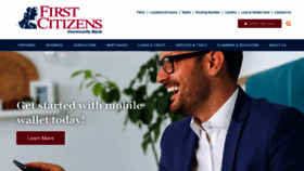 What Firstcitizensbank.com website looked like in 2019 (4 years ago)