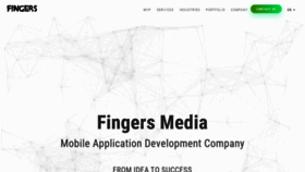 What Fingers-media.com website looked like in 2019 (4 years ago)