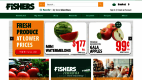 What Fisherfoods.com website looked like in 2019 (4 years ago)