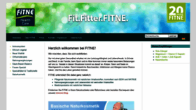 What Fitne.de website looked like in 2019 (4 years ago)