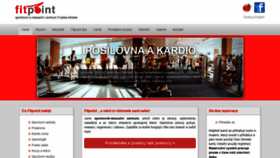 What Fitpoint.cz website looked like in 2019 (4 years ago)