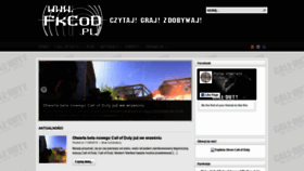 What Fkcod.pl website looked like in 2019 (4 years ago)