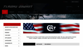 What Floridaarmory.com website looked like in 2019 (4 years ago)