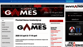 What Floorballgames.se website looked like in 2019 (4 years ago)