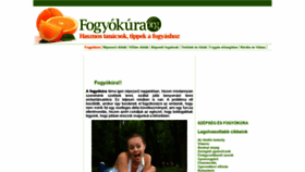 What Fogyokura.org website looked like in 2019 (5 years ago)