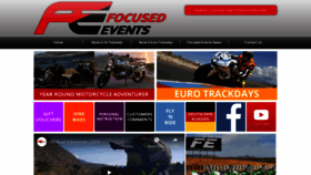 What Focusedevents.com website looked like in 2019 (5 years ago)