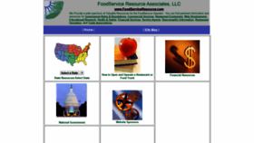 What Foodserviceresource.com website looked like in 2019 (4 years ago)