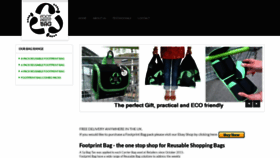 What Footprintbag.com website looked like in 2019 (4 years ago)