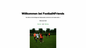 What Football4friends.de website looked like in 2019 (4 years ago)