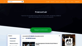 What Francecuir.fr website looked like in 2019 (4 years ago)