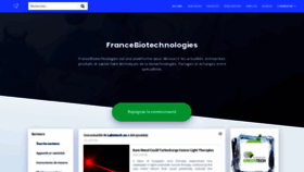 What Francebiotechnologies.fr website looked like in 2019 (4 years ago)