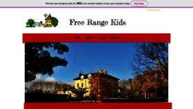 What Freerangekids.ie website looked like in 2019 (4 years ago)