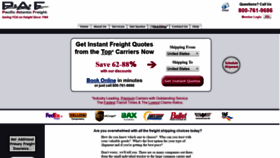 What Freightshippingcenter.com website looked like in 2019 (4 years ago)