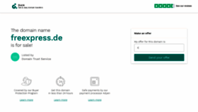 What Freexpress.de website looked like in 2019 (4 years ago)