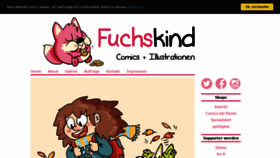 What Fuchskind.de website looked like in 2019 (4 years ago)