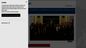 What Fulbright.ro website looked like in 2019 (4 years ago)