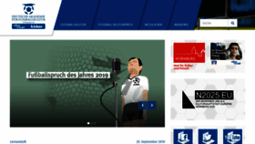 What Fussball-kultur.org website looked like in 2019 (4 years ago)