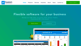 What Fusionsoftware.co.za website looked like in 2019 (4 years ago)