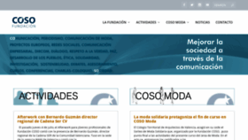 What Fundacioncoso.org website looked like in 2019 (4 years ago)