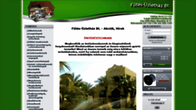 What Futesuzlethaz.hu website looked like in 2019 (4 years ago)