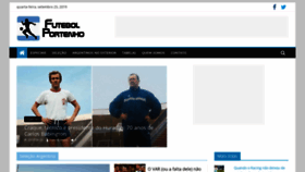 What Futebolportenho.com.br website looked like in 2019 (4 years ago)