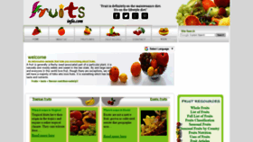 What Fruitsinfo.com website looked like in 2019 (4 years ago)