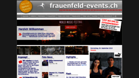 What Frauenfeld-events.ch website looked like in 2019 (4 years ago)