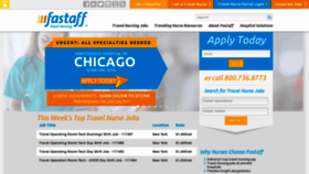 What Fastaff.com website looked like in 2019 (4 years ago)