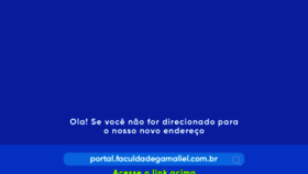 What Faculdadegamaliel.com.br website looked like in 2019 (4 years ago)