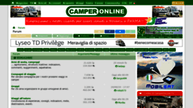 What Forum.camperonline.it website looked like in 2019 (4 years ago)