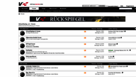 What Forum.virtualracing.org website looked like in 2019 (4 years ago)