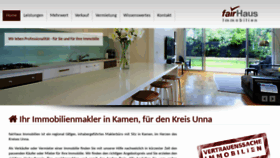What Fair-haus.de website looked like in 2019 (4 years ago)