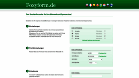 What Foxyform.de website looked like in 2019 (4 years ago)