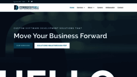 What Freedomdev.com website looked like in 2019 (4 years ago)