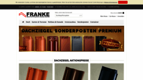 What Frankebaustoffe.de website looked like in 2019 (4 years ago)